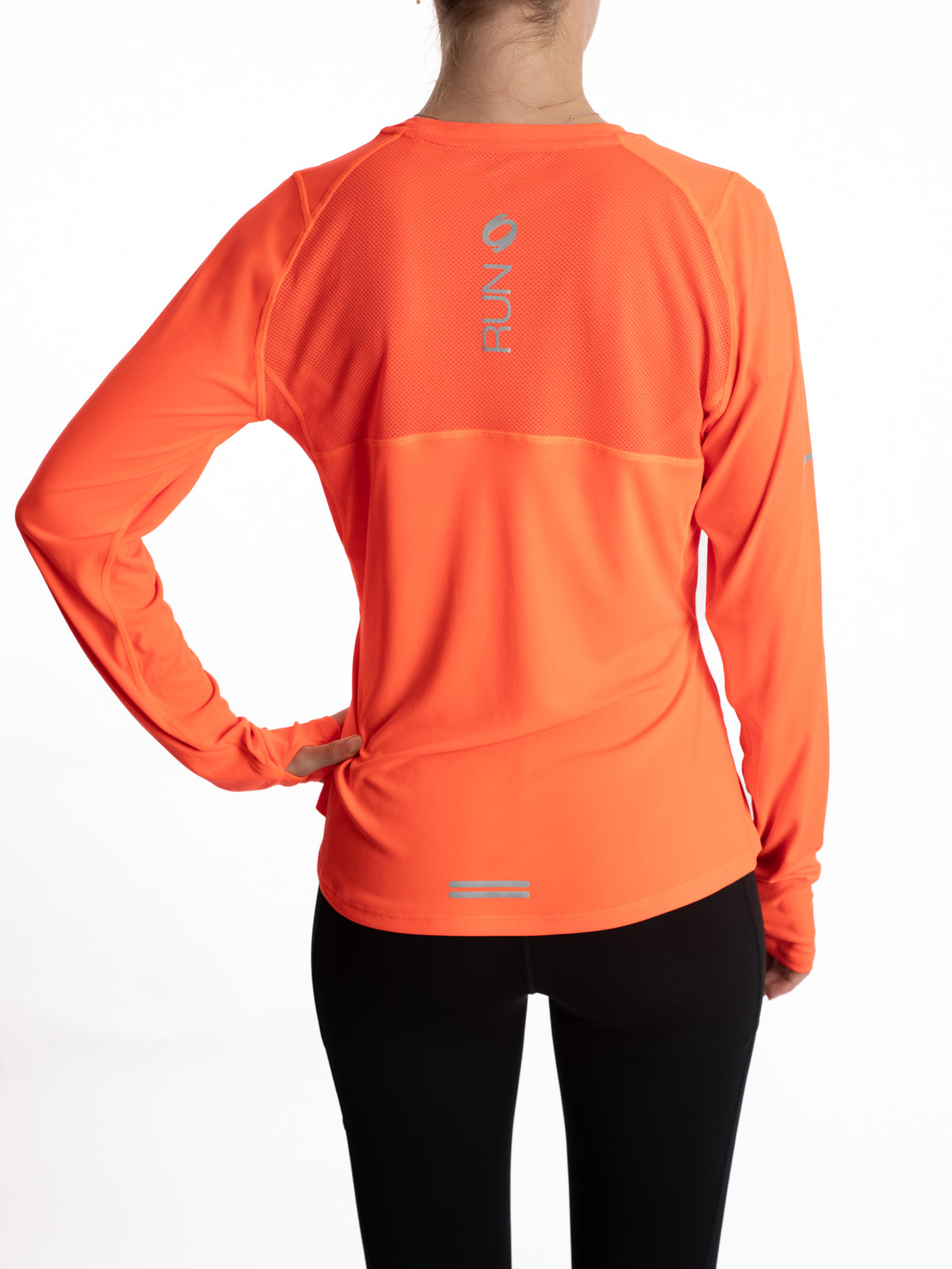 Mymotus Ladies Comfort Running Longsleeve Shirt Fiery Coral RW31