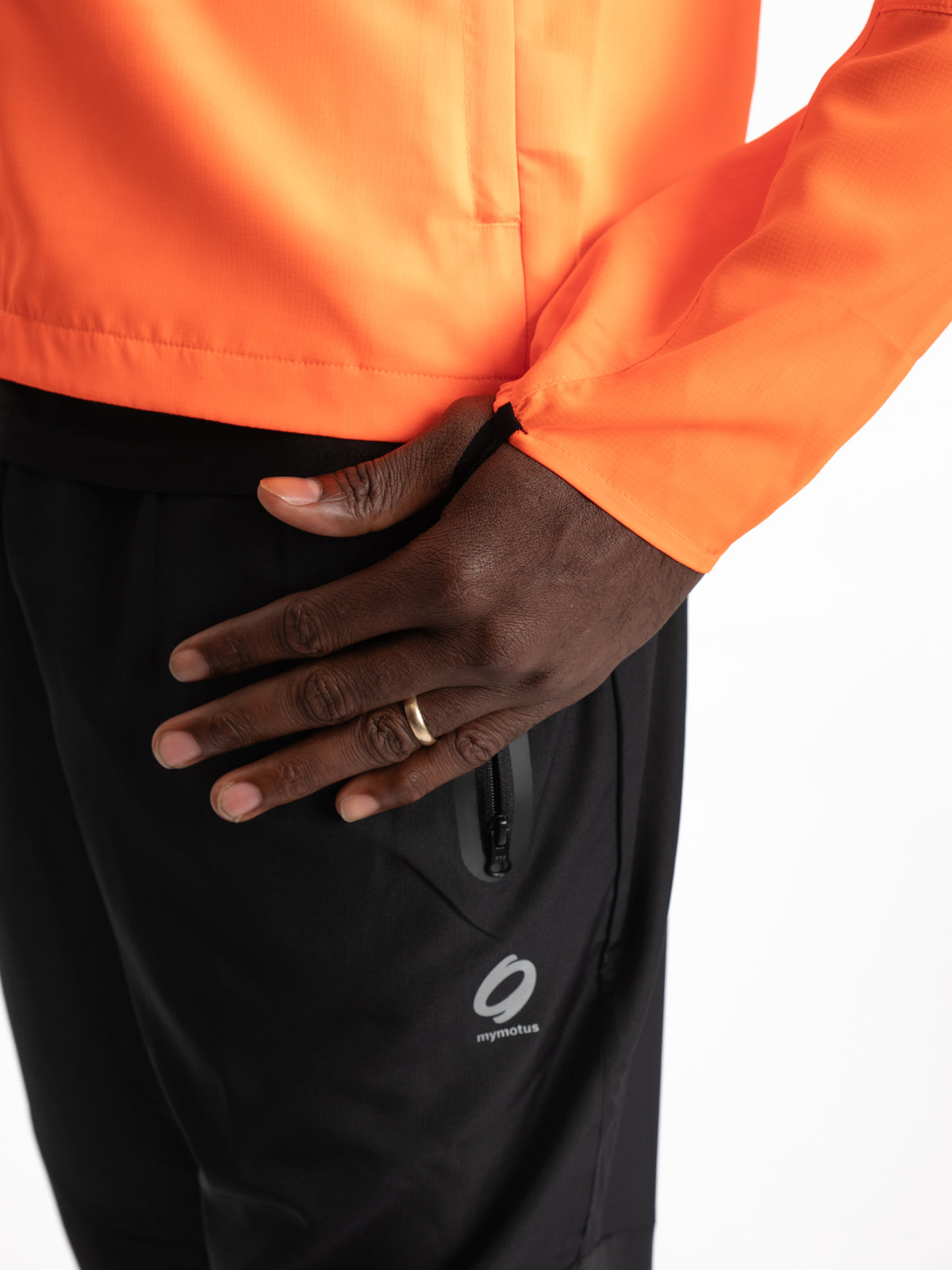 Mymotus Men Comfort Running Jacke Shocking Orange RM41