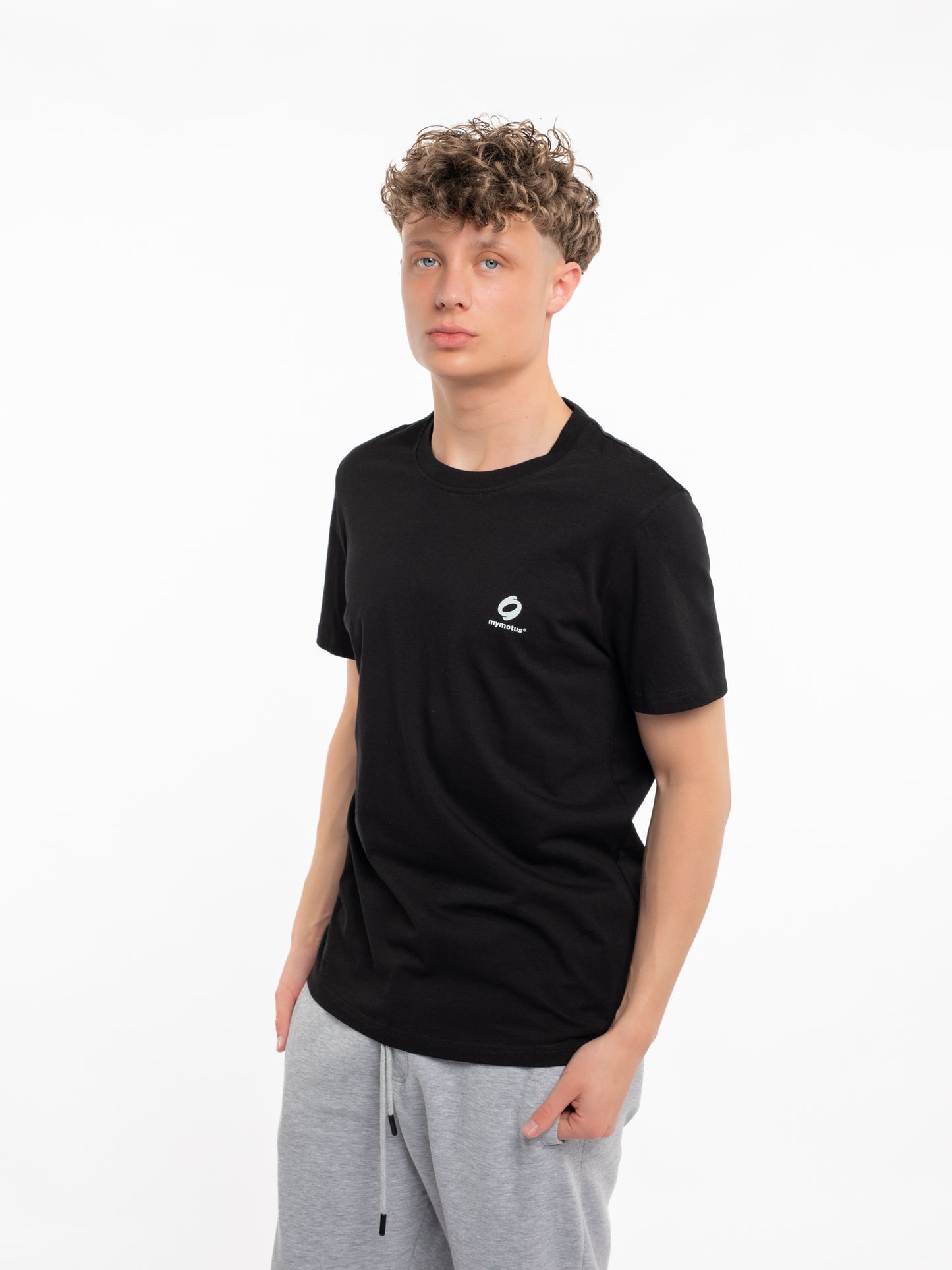 Mymotus Men Basic Cotton T-Shirt Black RM25.
