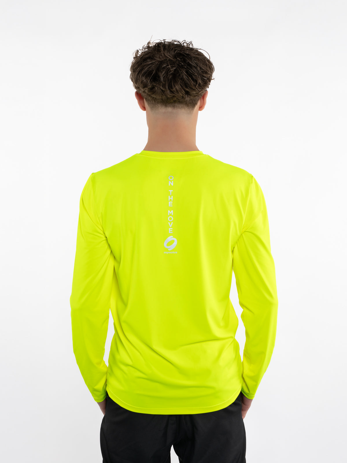 Mymotus Men Comfort Running Longsleeve Shirt Neon Gelb
