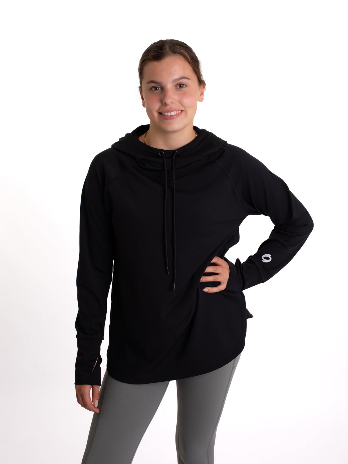 Mymotus Ladies Comfort Hoodie Jet Black YW122NOS