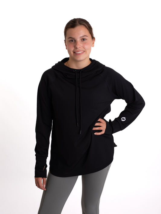 Mymotus Ladies Comfort Hoodie Jet Black YW122NOS