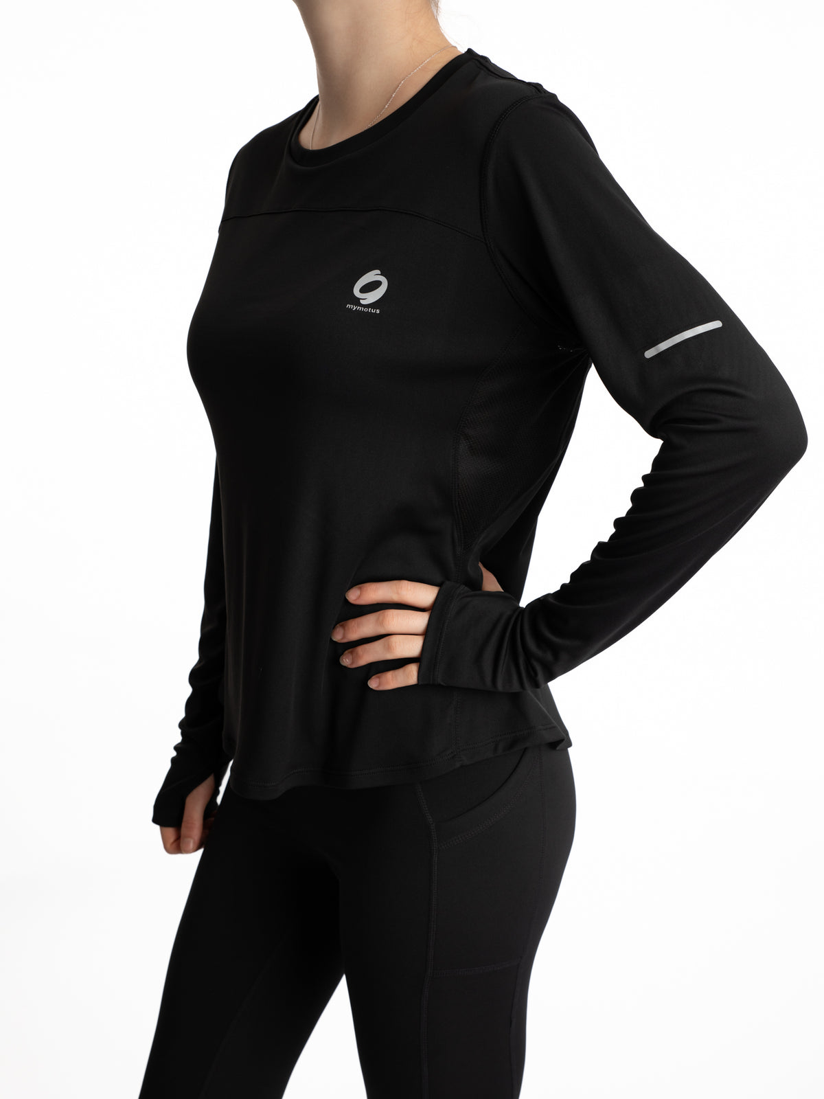 Mymotus Ladies Comfort Running Longsleeve Shirt Black RW31