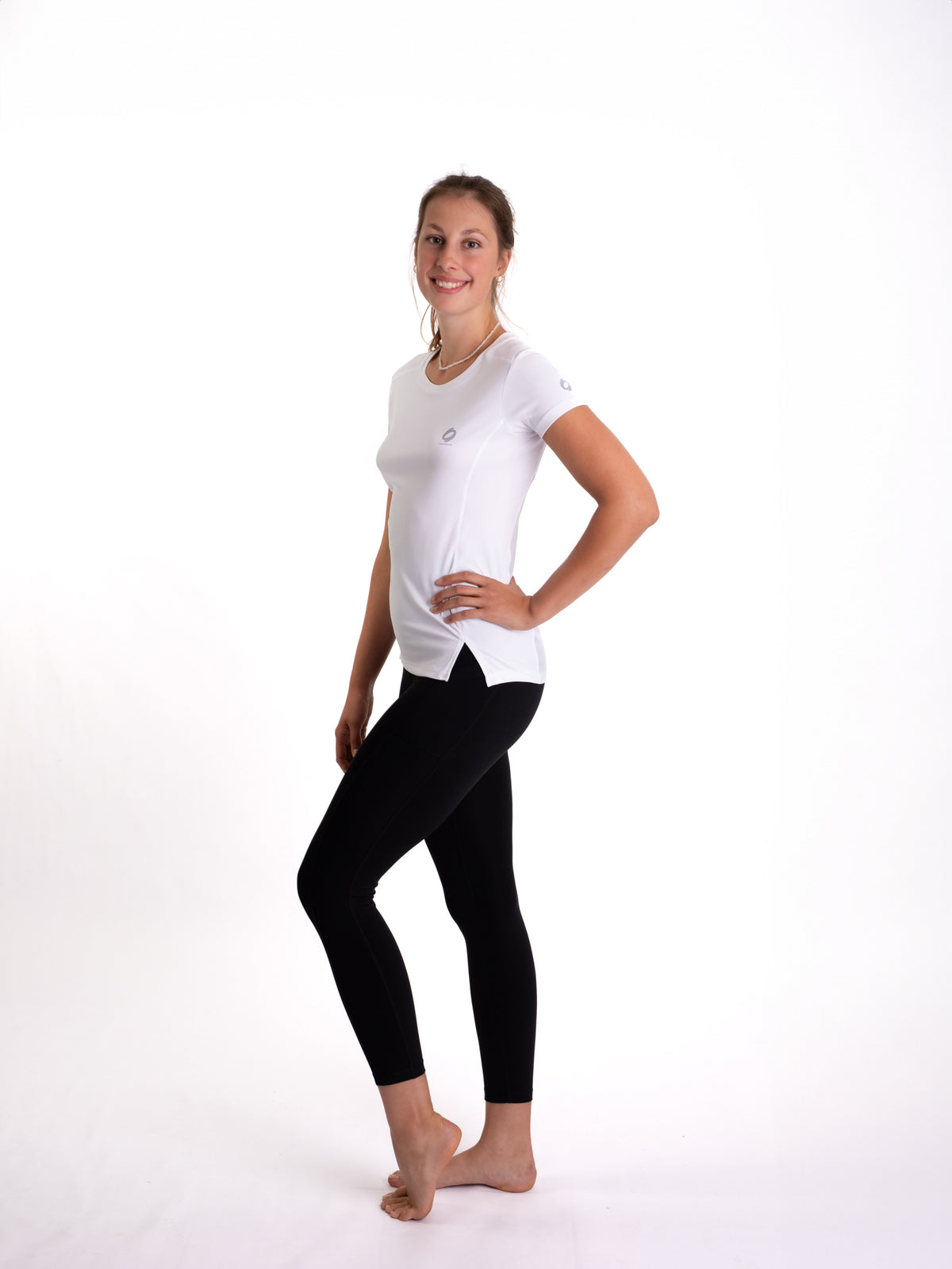 Mymotus Ladies Comfort Running T-Shirt White RW21