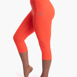 Mymotus Ladies Comfort Running Tight 3/4 Fiery Coral RW51