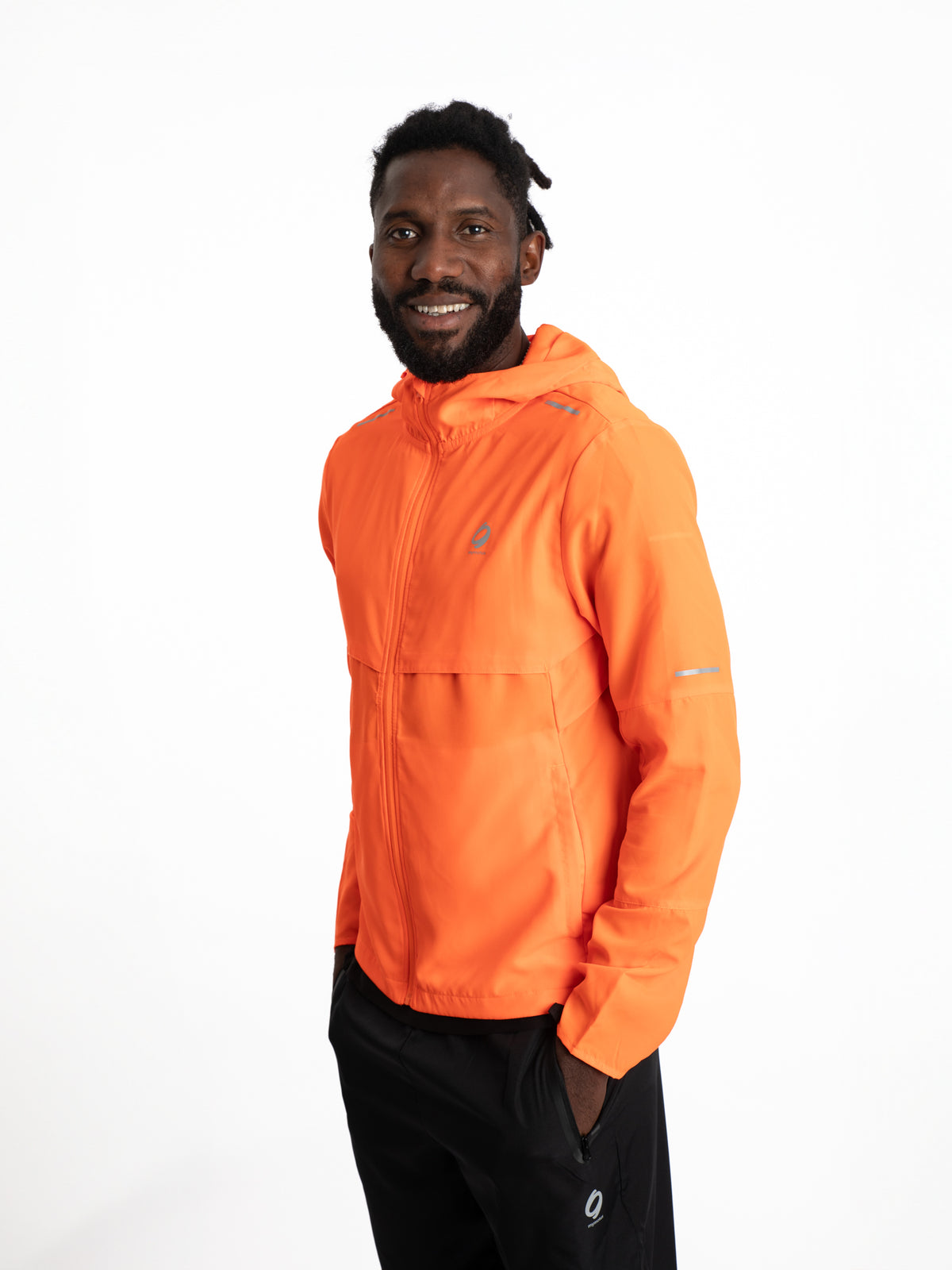Mymotus Men Comfort Running Jacke Shocking Orange RM41