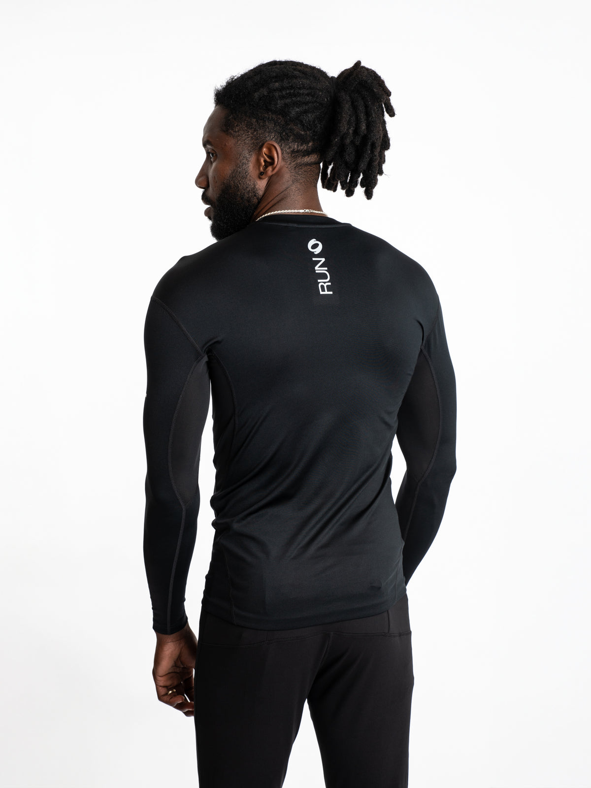 Mymotus Men Comfort Running Longsleeve T-Shirt Black RM32 NOS