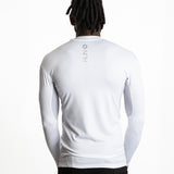 Mymotus Men Comfort Running Longsleeve T-Shirt White RM32