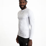 Mymotus Men Comfort Running Longsleeve T-Shirt White RM32