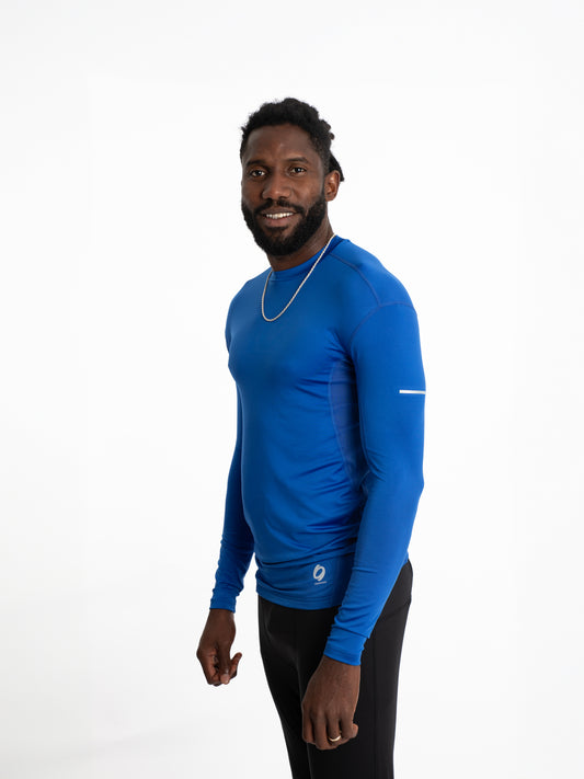 Mymotus Men Comfort Running Longsleeve T-Shirt Kobalt Blue RM32
