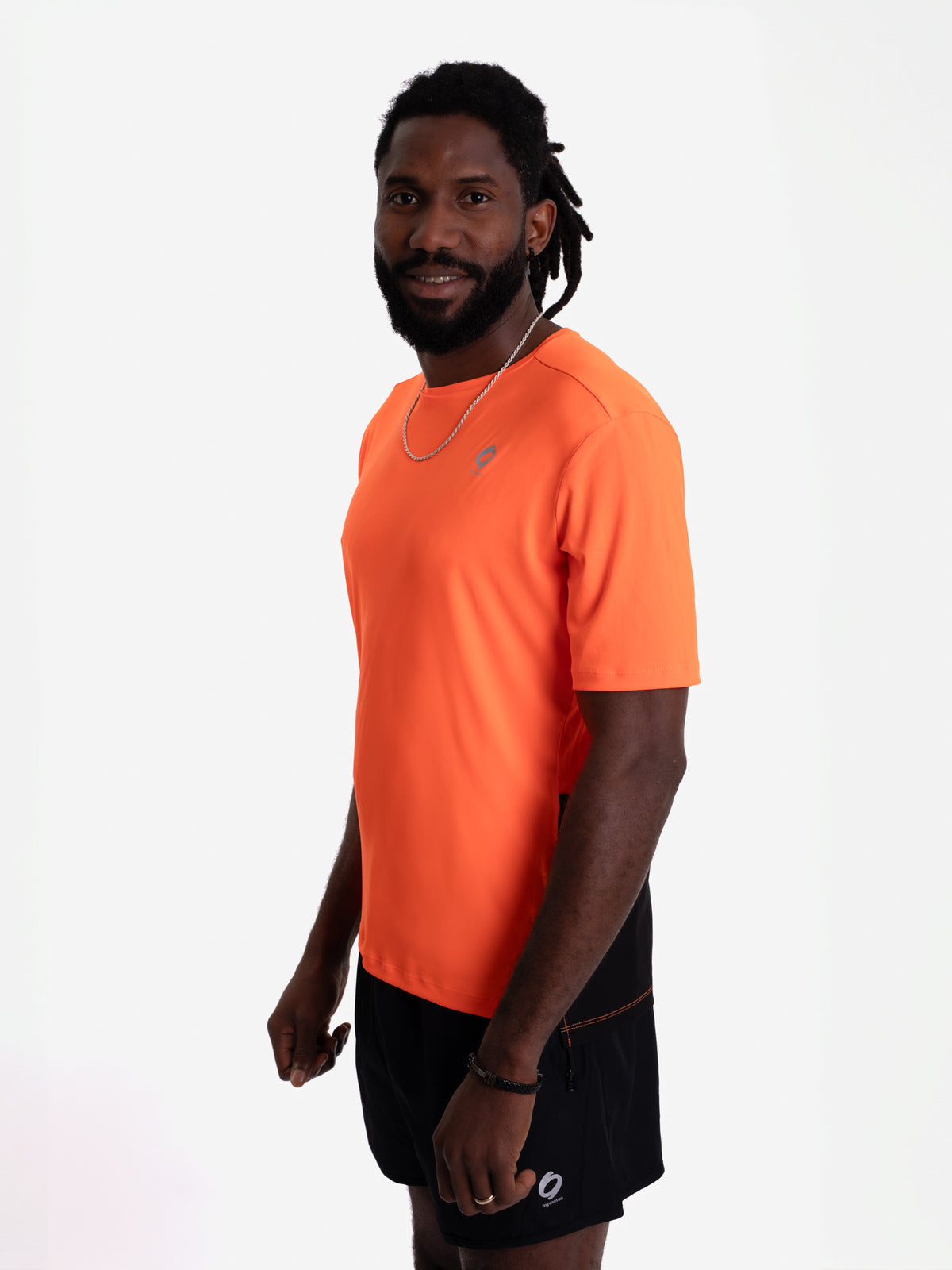 Mymotus Men Comfort Running T-Shirt Shocking Orange RM21 V1