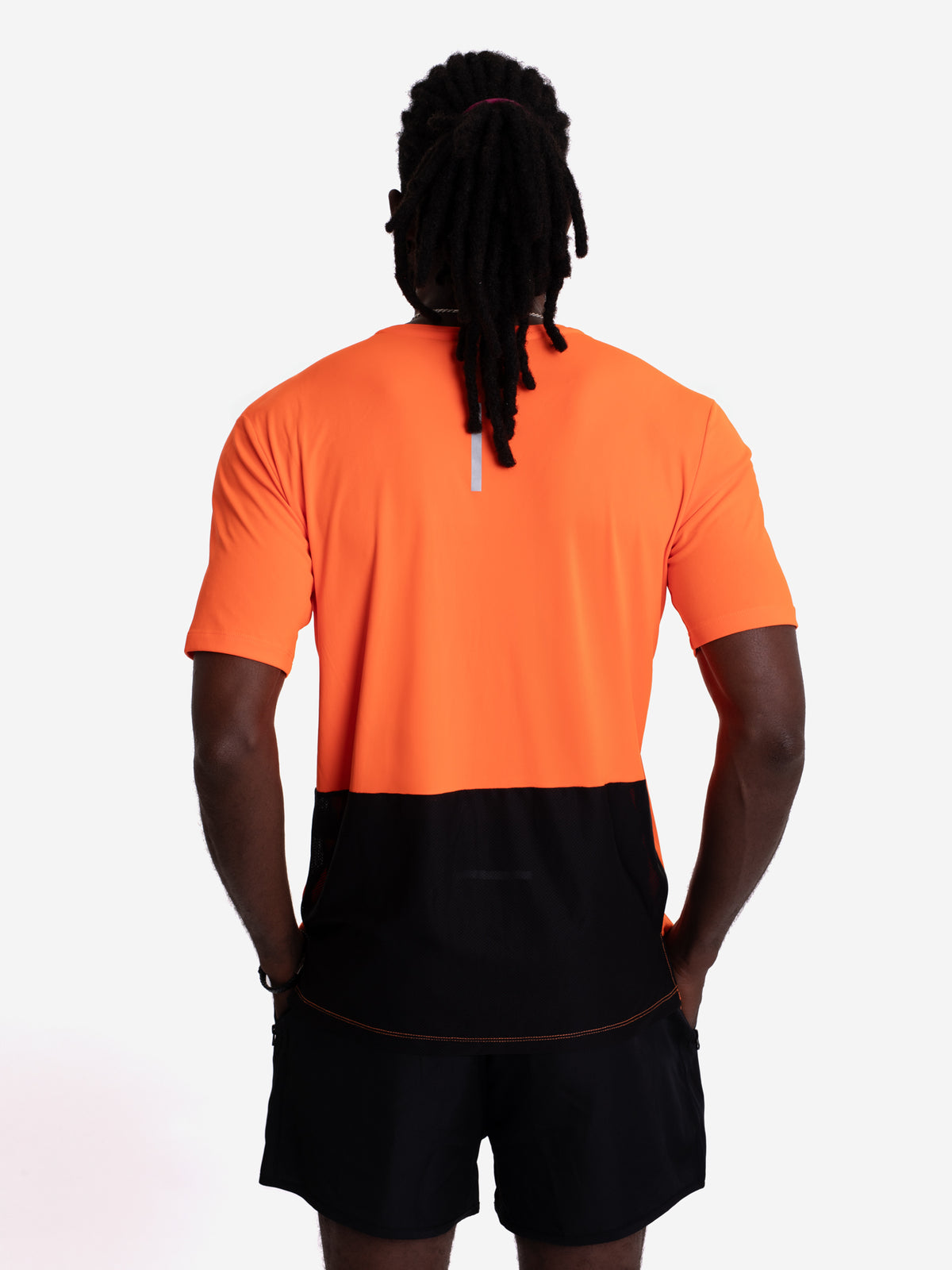 Mymotus Men Comfort Running T-Shirt Shocking Orange RM21 V1