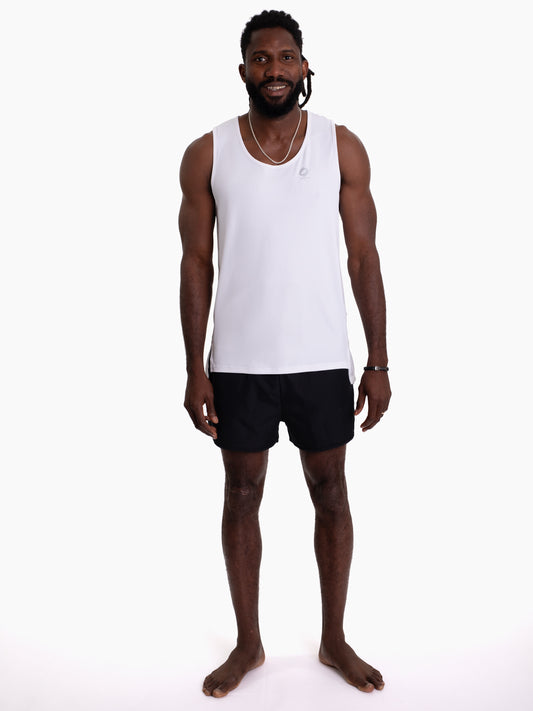 Mymotus Men Comfort Running Tanktop White RM11
