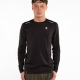 Mymotus Men Comfort Running Longsleeve Shirt Black RM34