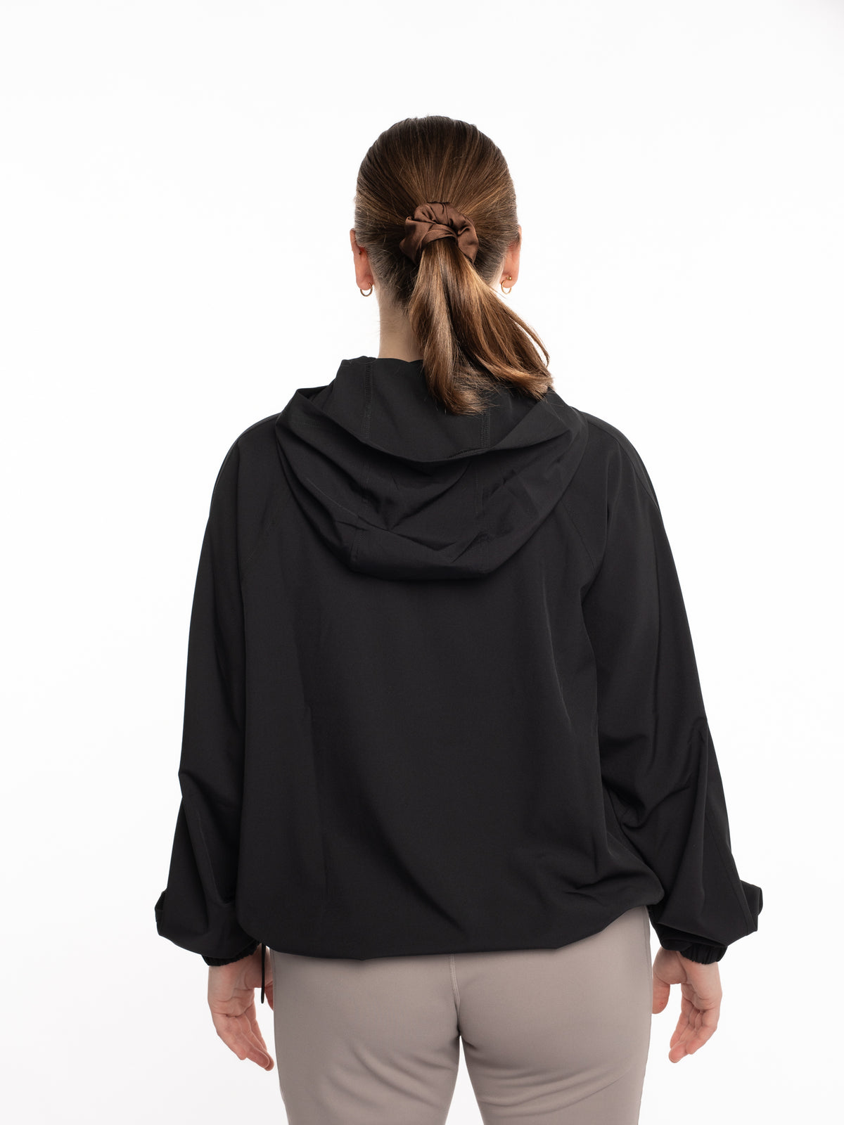 Mymotus Ladies Comfort Running pull on Jacke Black  RW33