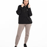 Mymotus Ladies Comfort Running pull on Jacke Black  RW33