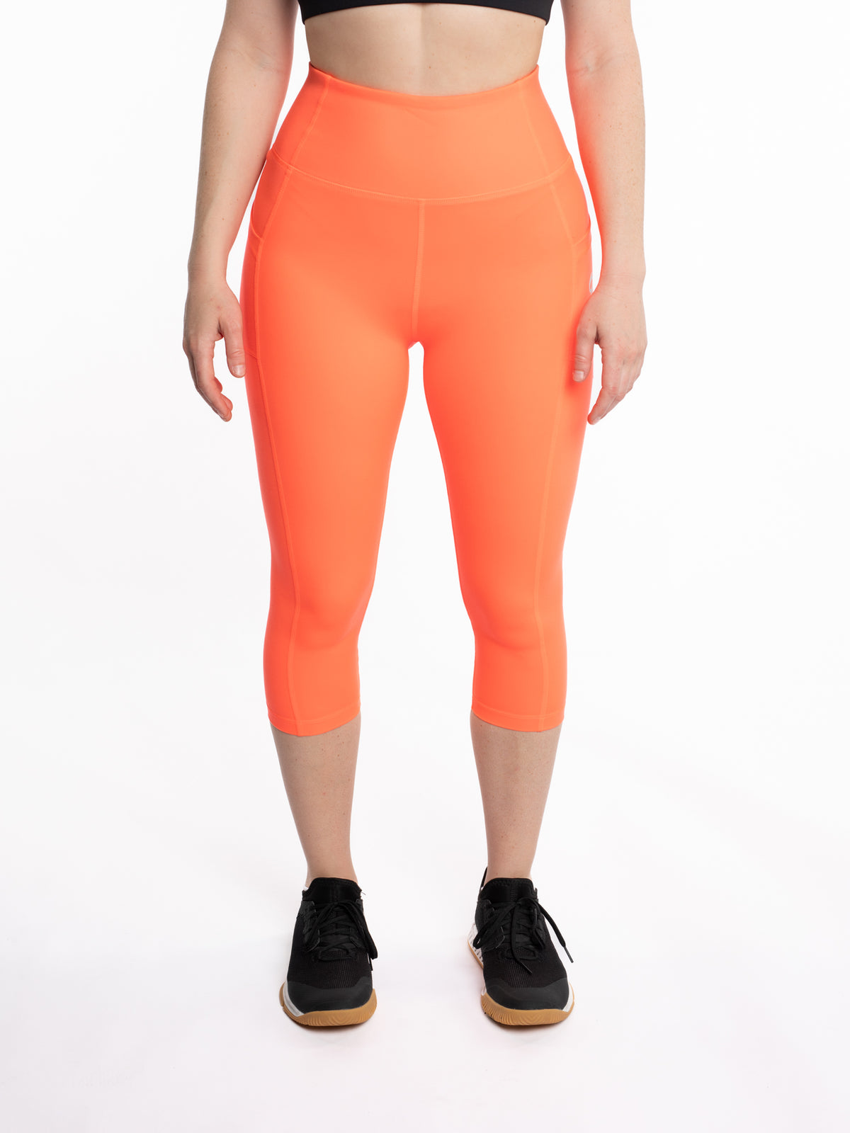 Mymotus Ladies Comfort Running Tight 3/4 Fiery Coral RW51