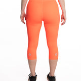Mymotus Ladies Comfort Running Tight 3/4 Fiery Coral RW51