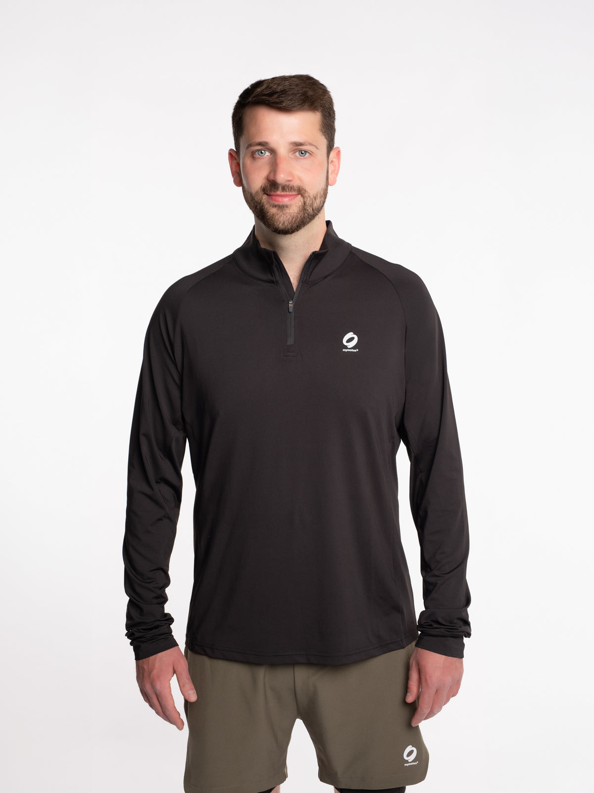 Mymotus Men Comfort Running Longsleeve Shirt Black RM36