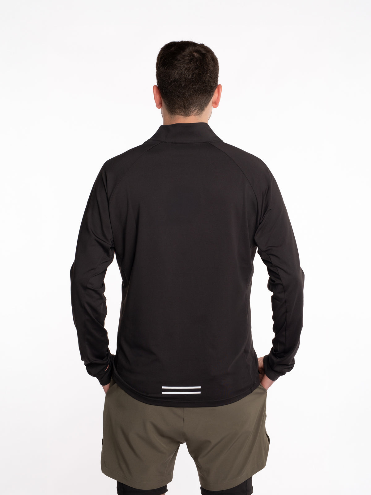 Mymotus Men Comfort Running Longsleeve Shirt Black RM36