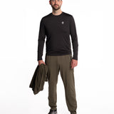 Mymotus Men Comfort Running Longsleeve Shirt Black RM35