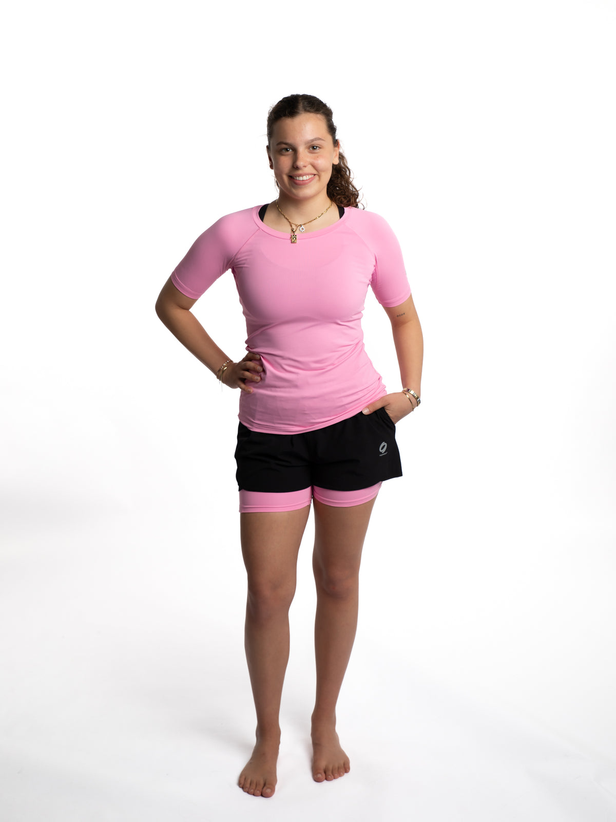 Mymotus Ladies Comfort Running T-Shirt Begonia Pink RW23