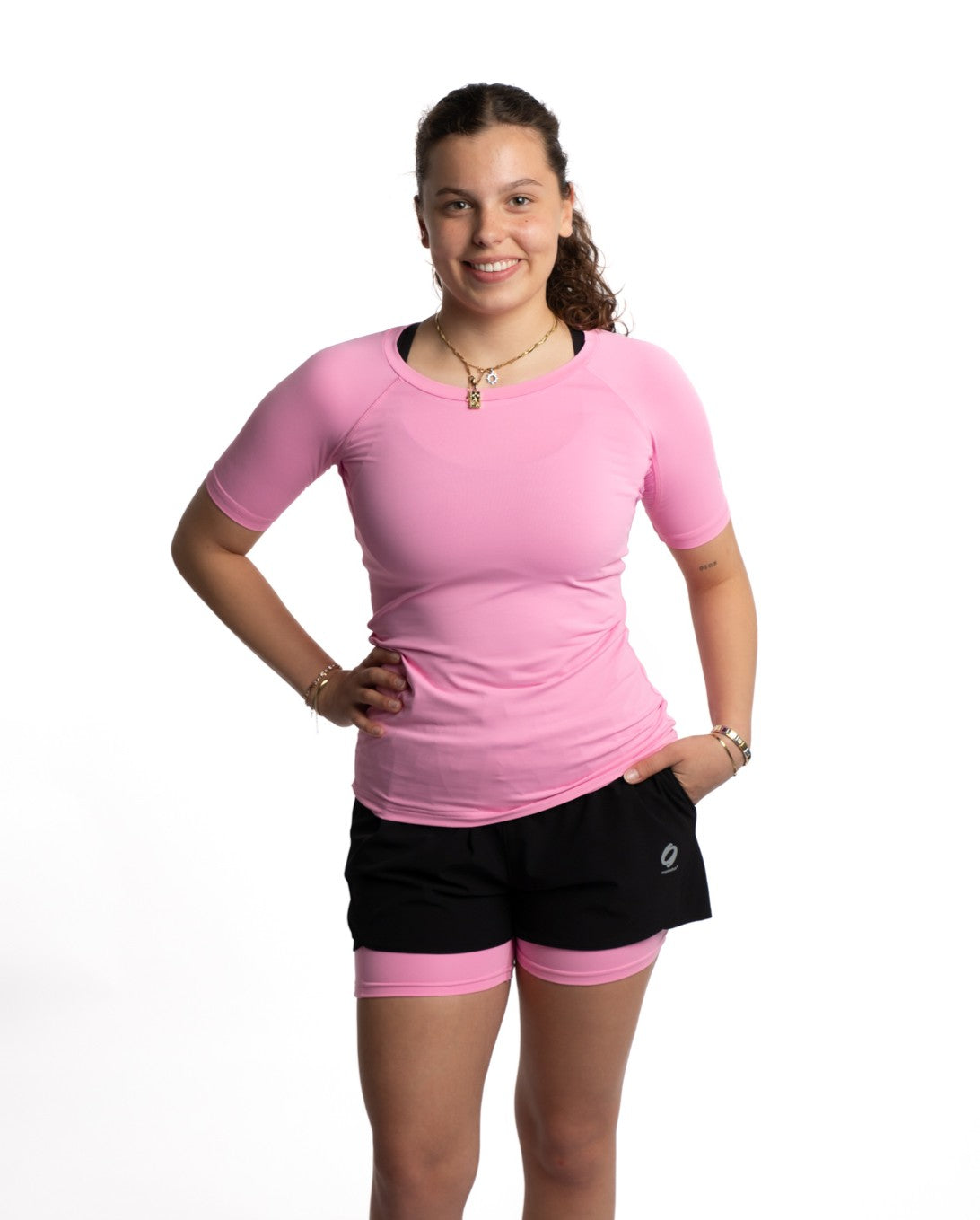 Mymotus Ladies Comfort Running T-Shirt Begonia Pink RW23