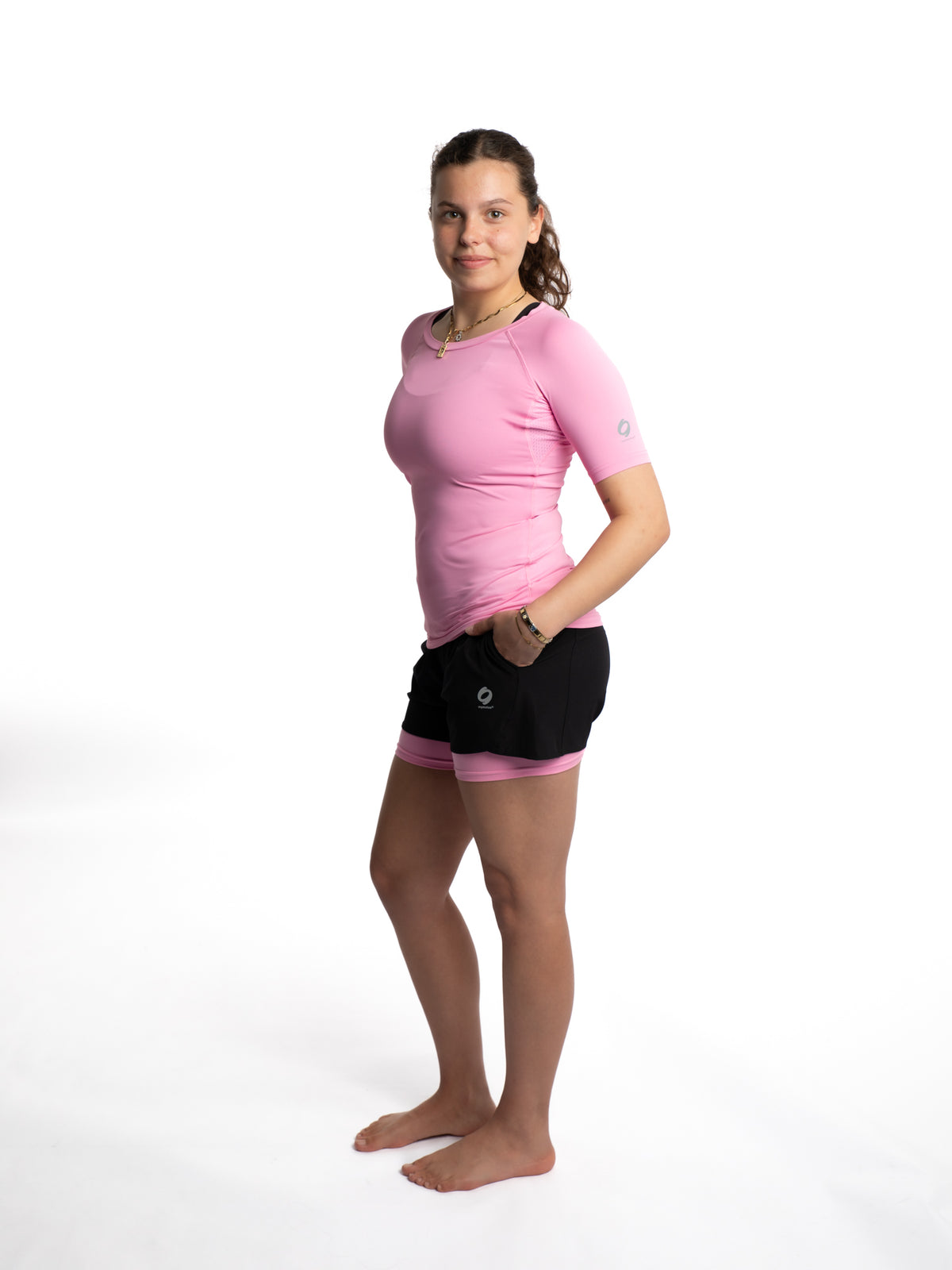 Mymotus Ladies Comfort Running T-Shirt Begonia Pink RW23