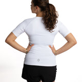 Mymotus Ladies Comfort Running T-Shirt White RW23
