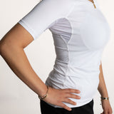 Mymotus Ladies Comfort Running T-Shirt White RW23