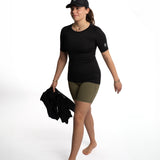 Mymotus Ladies Comfort Running T-Shirt Black RW23