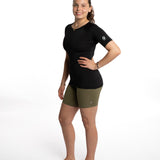 Mymotus Ladies Comfort Running T-Shirt Black RW23