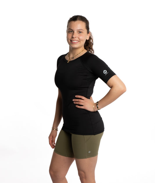 Mymotus Ladies Comfort Running T-Shirt Black RW23