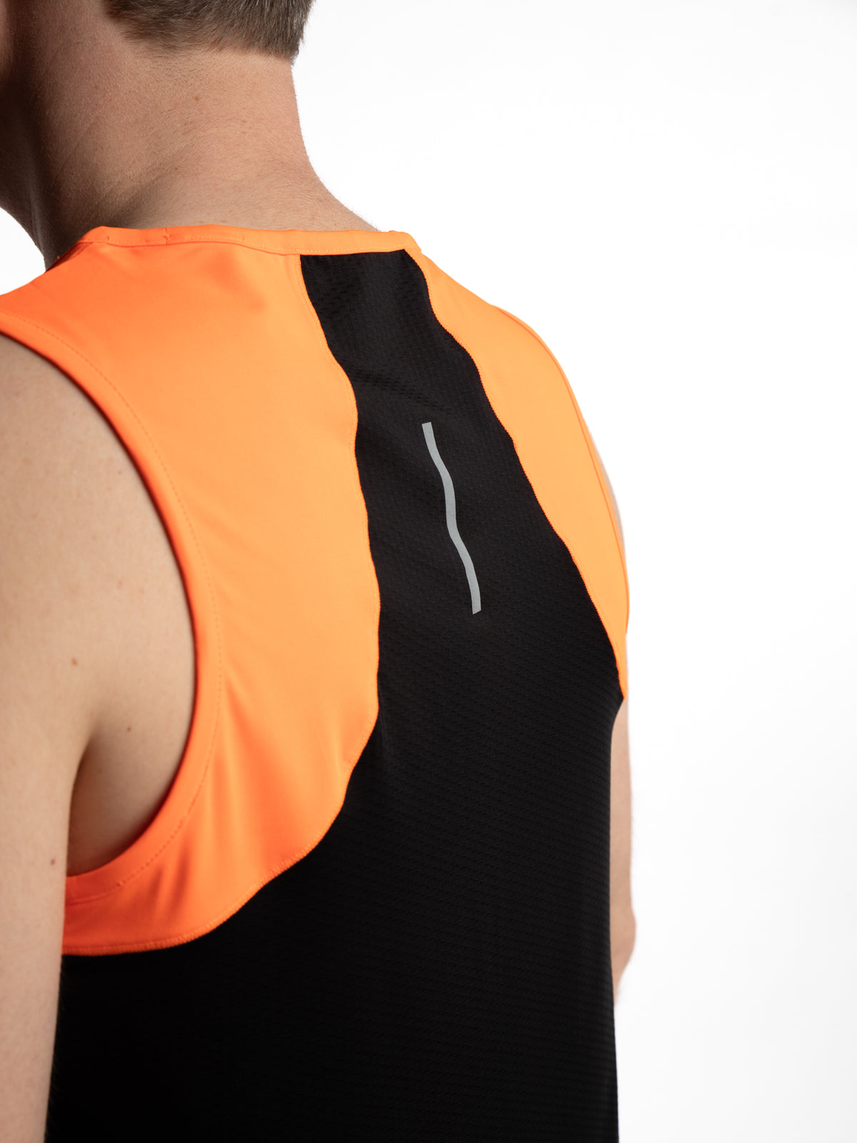 Mymotus Men Comfort Running Tanktop Shocking Orange RM11