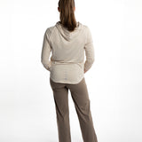 Mymotus Ladies Kapuzen Shirt Oat Milk YW35