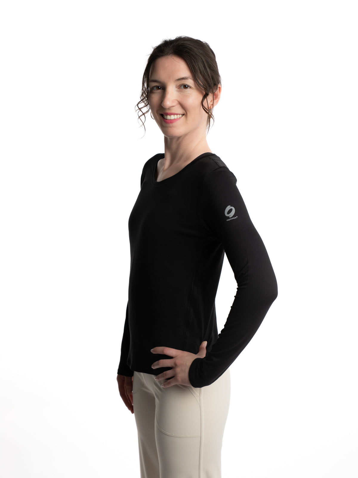 Mymotus Ladies Longsleeve Shirt Jet Black YW31 NOS