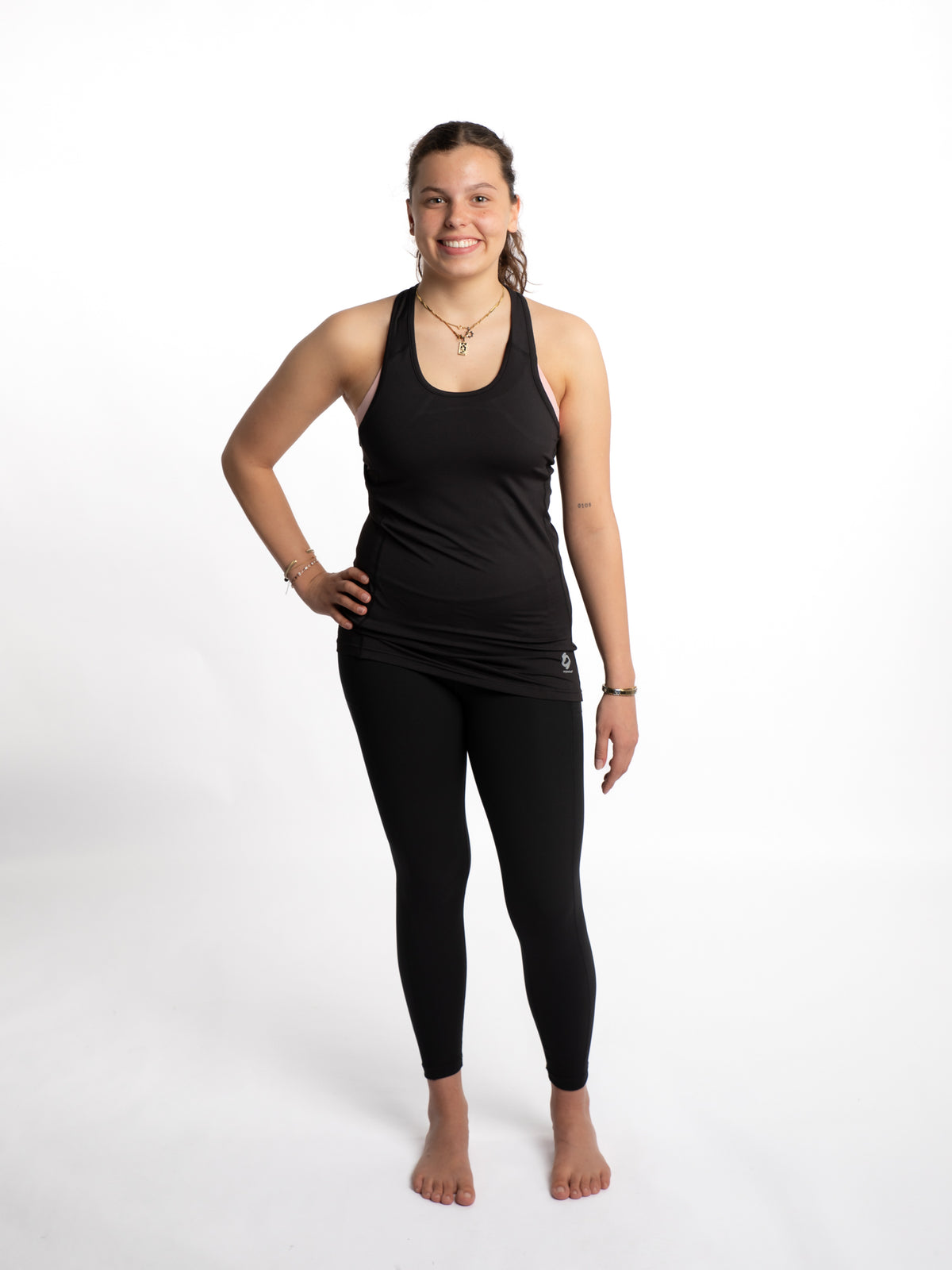 Mymotus Ladies Comfort Running Tanktop Jet Black RW11