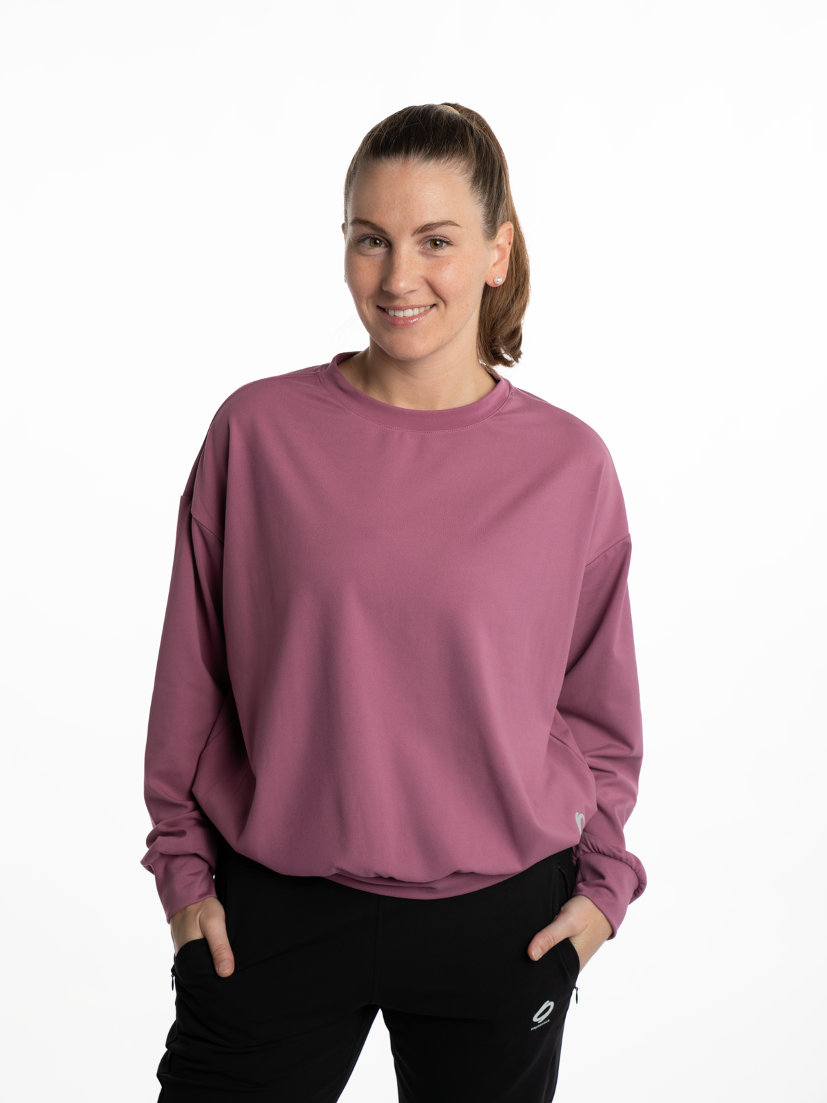 Mymotus Ladies Lounge Shirt Bordeaux YW123