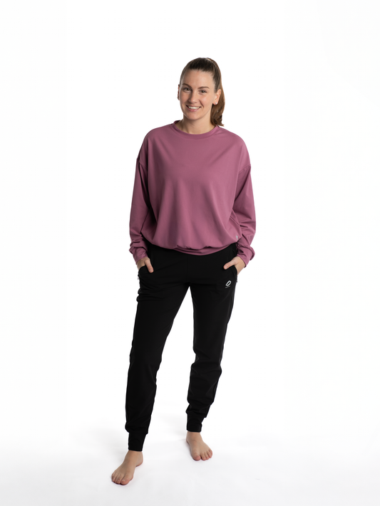 Mymotus Ladies Lounge Shirt Bordeaux YW123