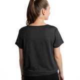 Mymotus Ladies T-Shirt black melange YW24