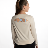 Mymotus Ladies Longsleeve Shirt Oat Milk YW34