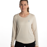Mymotus Ladies Longsleeve Shirt Oat Milk YW34