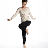 Mymotus Ladies Longsleeve Shirt Oat Milk YW34
