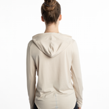 Mymotus Ladies Kapuzen Shirt Oat Milk YW35
