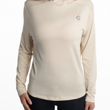 Mymotus Ladies Kapuzen Shirt Oat Milk YW35