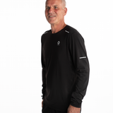 Mymotus Men Comfort Running Longsleeve Shirt Black RM34