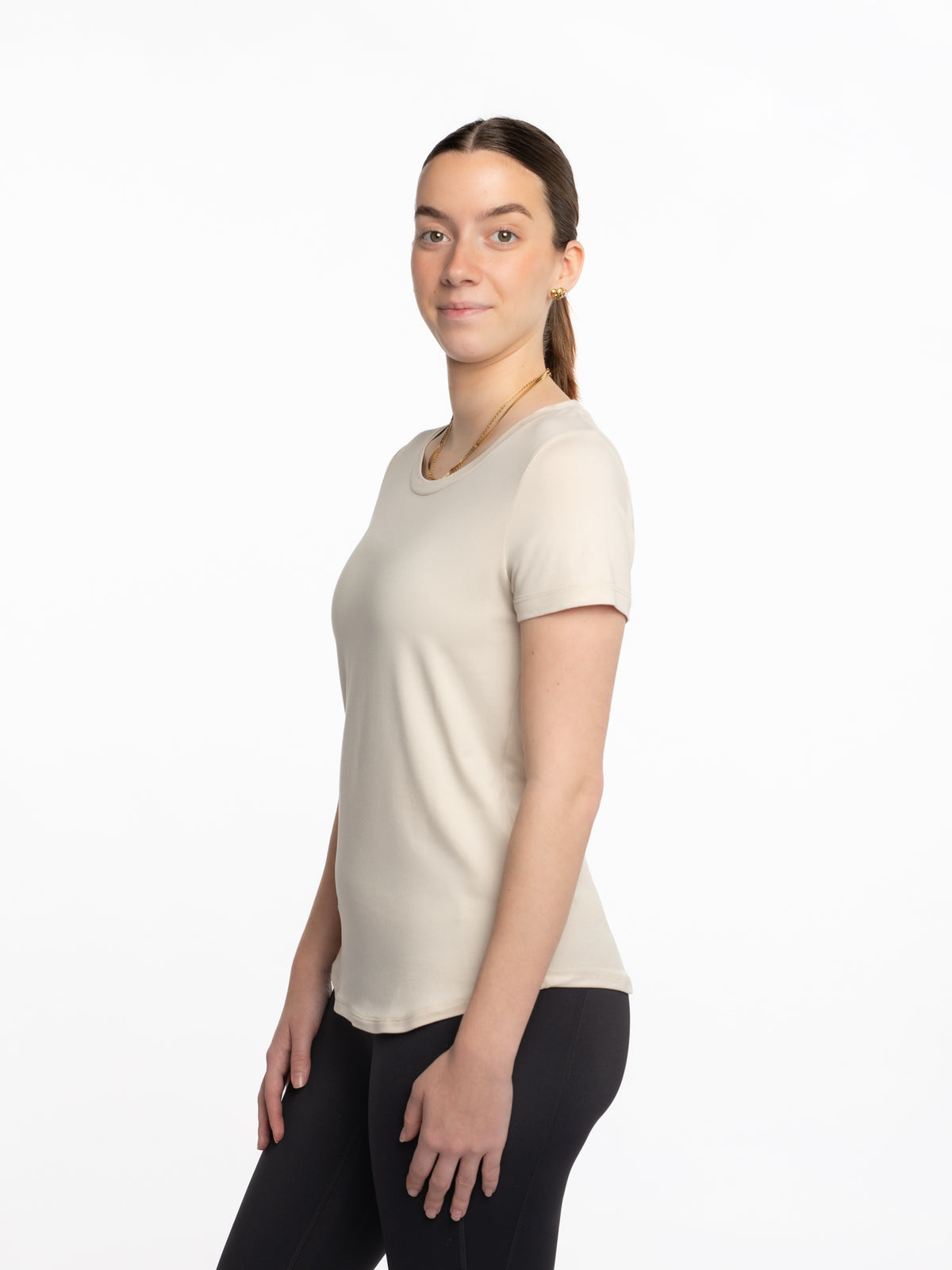 Mymotus Ladies Relaxed T-Shirt Oat Milk YW22
