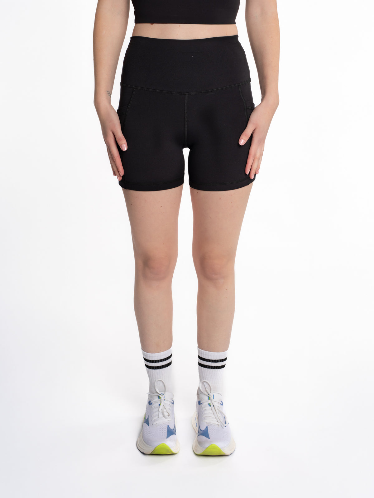 Mymotus Ladies Comfort Running Tight Short Jet Black RW61