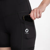 Mymotus Ladies Comfort Running Tight Short Jet Black RW61