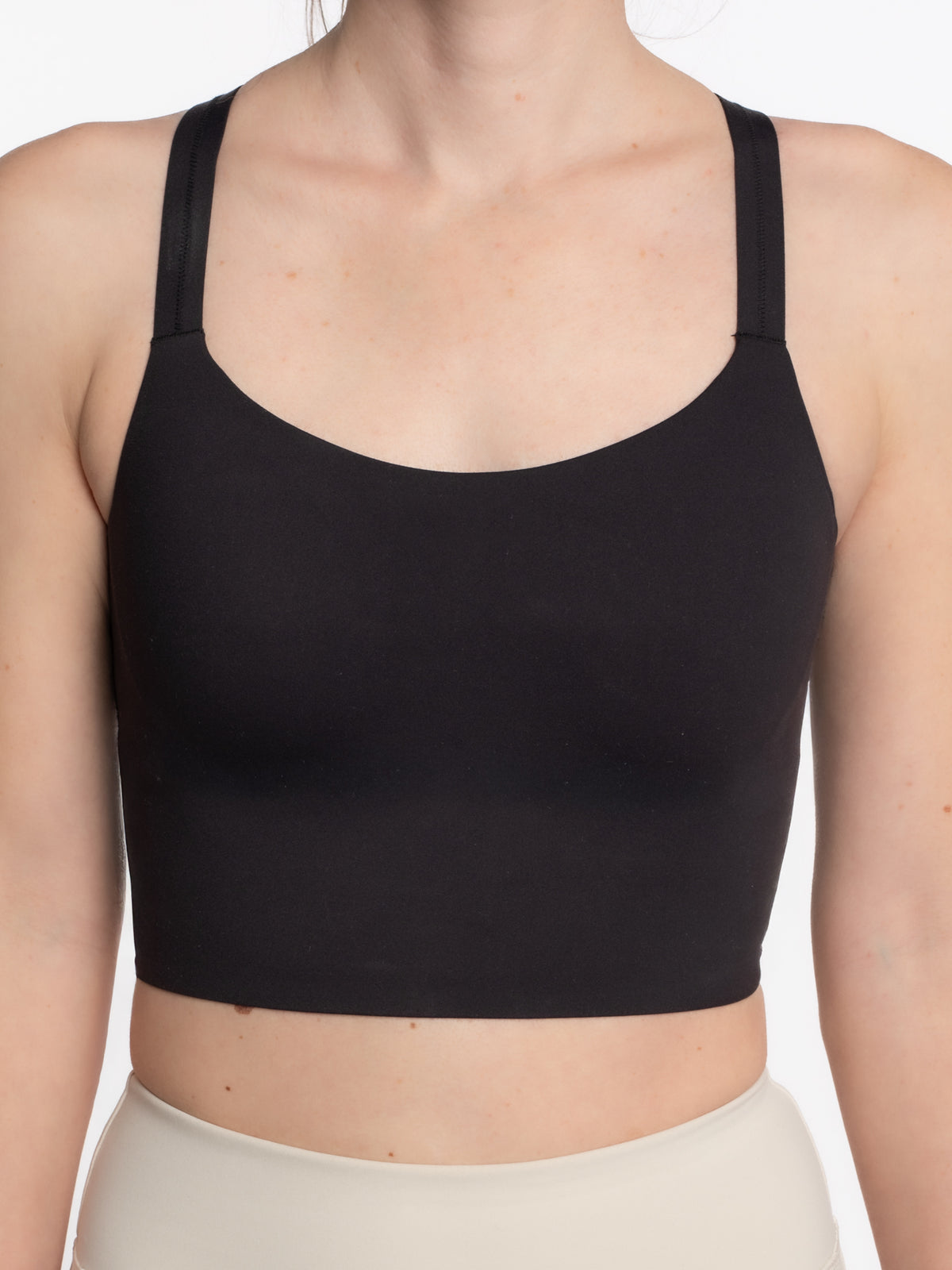 Mymotus Ladies Crop Bra Jet Black FB132